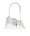Attico Silver Sunrise Shoulder Bag In White