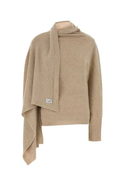 Attico The  Sweater In Brown