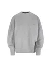 Attico Crewneck Sweatshirt In Gray