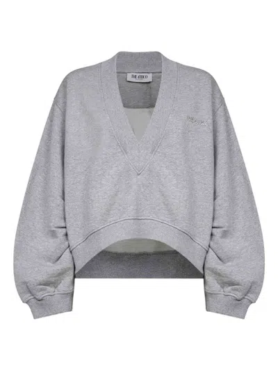 ATTICO THE ATTICO SWEATERS LIGHT GREY