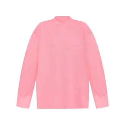 Attico Logo Sweatshirt In Pink