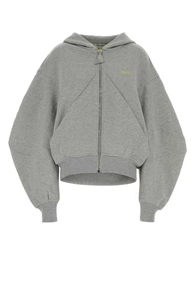 Attico The  Sweatshirts In Gray