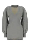 Attico The  Sweatshirts In Gray