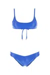 Attico High-shine Bikini Set In 034