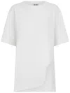 Attico Oversized T Shirt In White