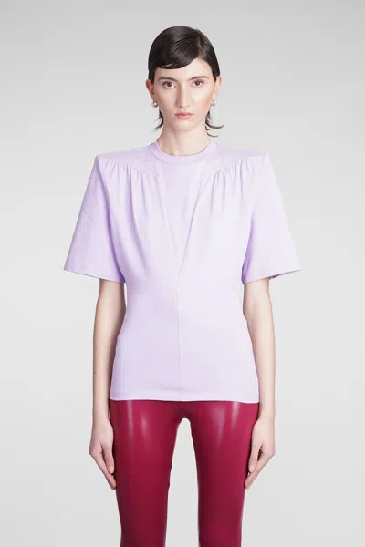 ATTICO THE ATTICO T-SHIRT JEWEL WITH CUT-OUT DETAILS