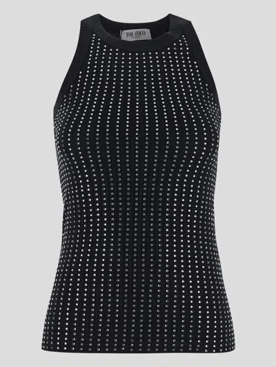 ATTICO THE ATTICO THERMOSTRASS TANK TOP