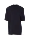 Attico T-shirt Black In Black