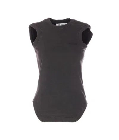 Attico The  T-shirts And Polos In Black