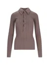 Attico The  T-shirts And Polos In Brown