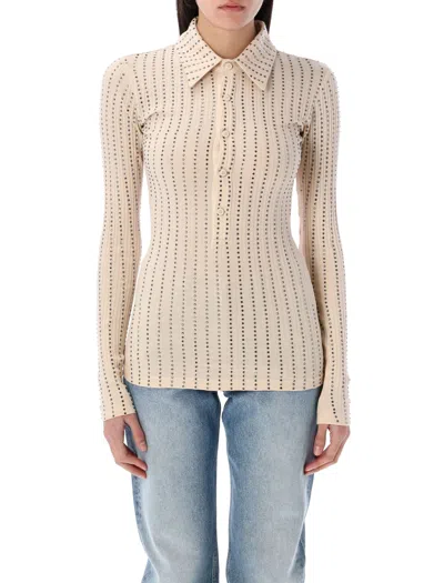 Attico The  T Shirts And Polos In Sand