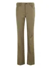 Attico Tailored Straight Leg Trousers With Polished Silhouette In Green