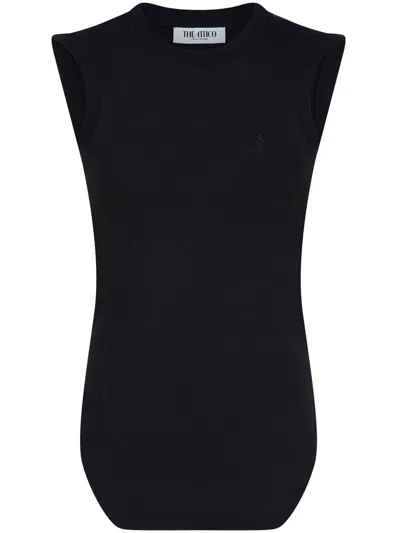 Attico The  Tank Top Clothing In Black