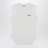 Attico The  Tank Top With Shaped Hem In White