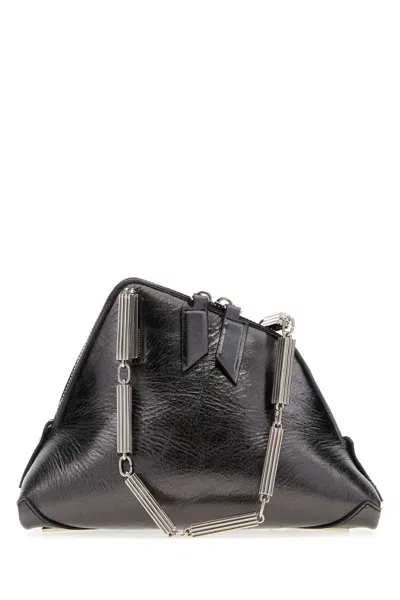 Attico The  'la Scala' Clutch In Black