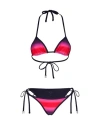Attico Gradient-effect Bikini In Black