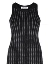 Attico Knitted Ribbed Vest