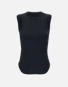 Attico Reese Tops Black In Black