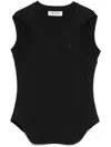 Attico Mirna Cutout Asymmetric Sleeveless Dress