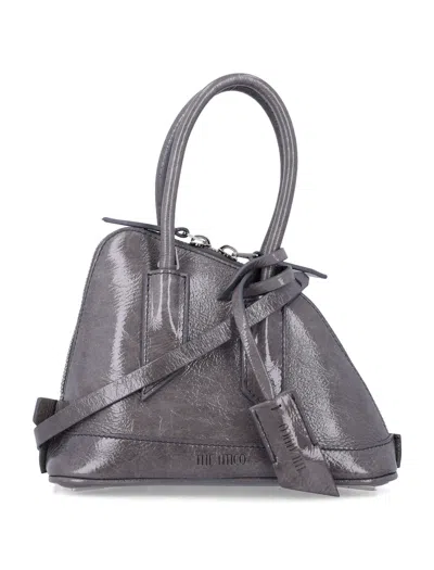 Attico The  Top Handle Tote Bag In Grigio