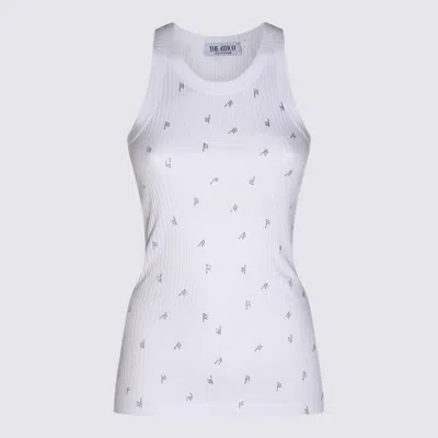 ATTICO THE ATTICO ALLOVER LOGO COTTON TANK TOP