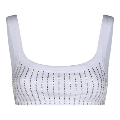 ATTICO THE ATTICO WHITE COTTON TOP