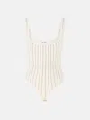 Attico Faded Ecru Body In Faded Ecru