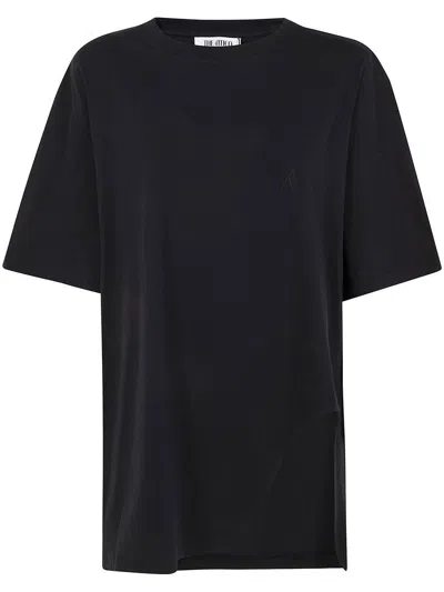 Attico The  Light Jersey T-shirt Clothing In Black
