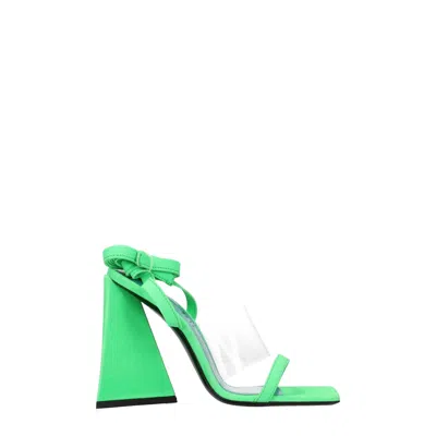 Attico The  Transparent Leather Flat Women's Sandals