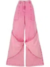 Attico Baggy Pants In Pink