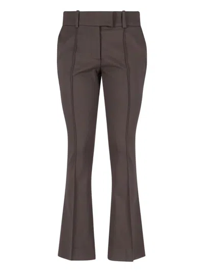 Attico Virgin Wool Bootcut Pants