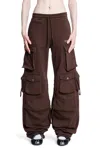 Attico The  Trousers In Brown