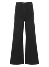 Attico Cotton Pants In Black