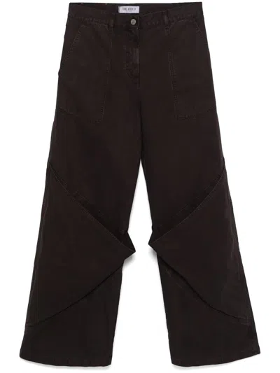 Attico The  Trousers In Brown