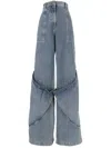 Attico The  Trousers In Denim