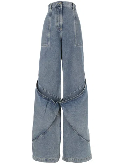 Attico The  Trousers In Navy