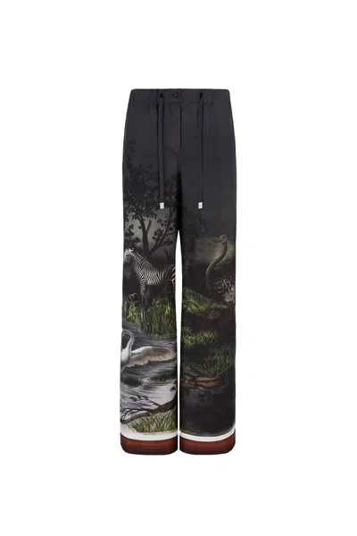Attico The  Trousers In Black