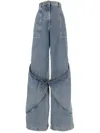 Attico The  Trousers In Navy