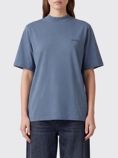 Attico The  T-shirt Woman Color Blue