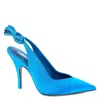 Attico Turquoise Venus Slingback 105 Pumps In Blue