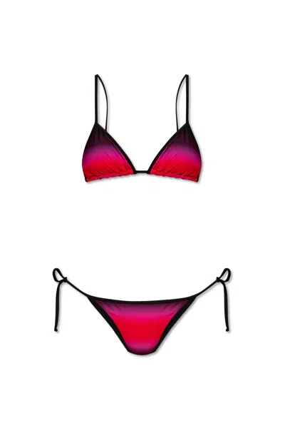 Attico The  Two-piece Swimsuit From The Join Us At The Beach Collection In Multicolour