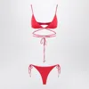 Attico Adjustable Strap Triangle Bikini Set