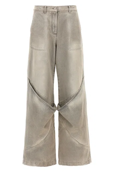 ATTICO THE ATTICO USED EFFECT JEANS
