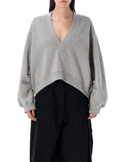 ATTICO THE ATTICO V NECK FLEECE
