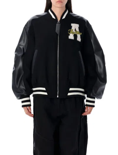 Attico The  Varisty Bomber In Gold