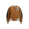 Attico The  Camel Bomber Jacket In Brown