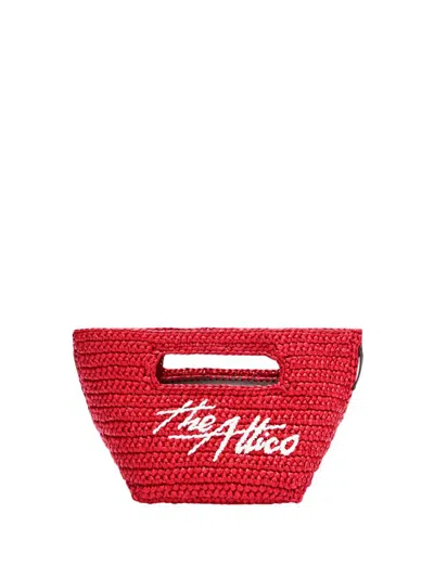Attico The  "via Dei Giardini 15" Tote In Red