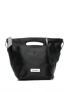 Attico Garden Path Shoulder Bag With Detachable Strap In Black