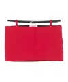 Attico The  Vibrant Mini Skirt In Red