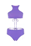 ATTICO THE ATTICO CUT OUT STRETCHED BIKINI SET